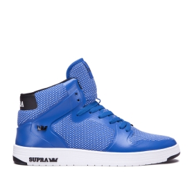 Supra Mens VAIDER 2.0 Ocean/white High Top Shoes | CA-65825